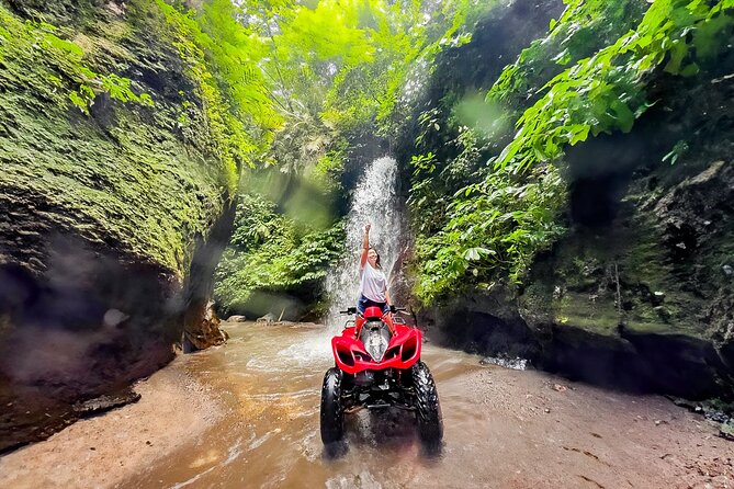 KUBER ATV UBUD - Tunnel Waterfall Rice field Jungle w Private Car - Hotel transfers from Ubud and southern Bali