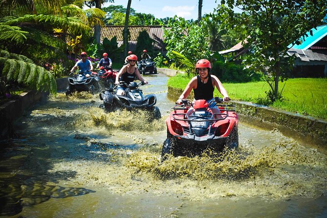 KUBER ATV UBUD - Tunnel Waterfall Rice field Jungle w Private Car - Lunch and the post-ride shower