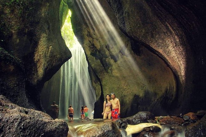 Lempuyang Gate of Heaven, Tirta gangga & tukad cepung waterfall - Tukad Cepung Waterfall: water inside the stone