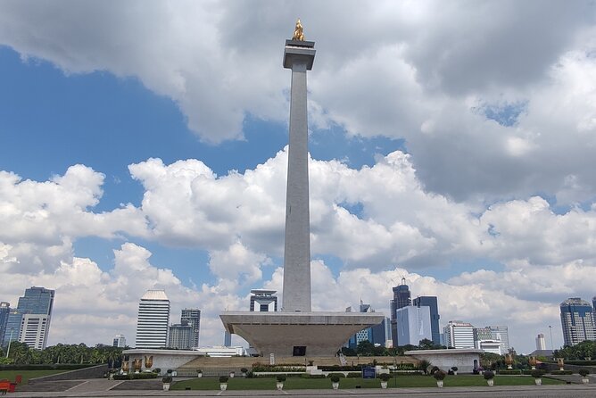 Look at Jakarta Local Experience Tour With Boating - MONAS, the symbol of Indonesian independence