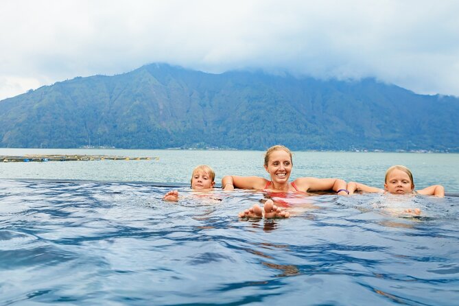 Mount Batur Sunrise Jeep Tour with Hot Springs and Waterfall - Black Lava Fields by 4WD