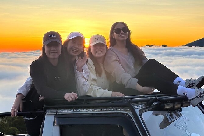 Mount Batur Sunrise Jeep Tour with Natural Hot Spring - Crossing Mount Batur’s black lava fields