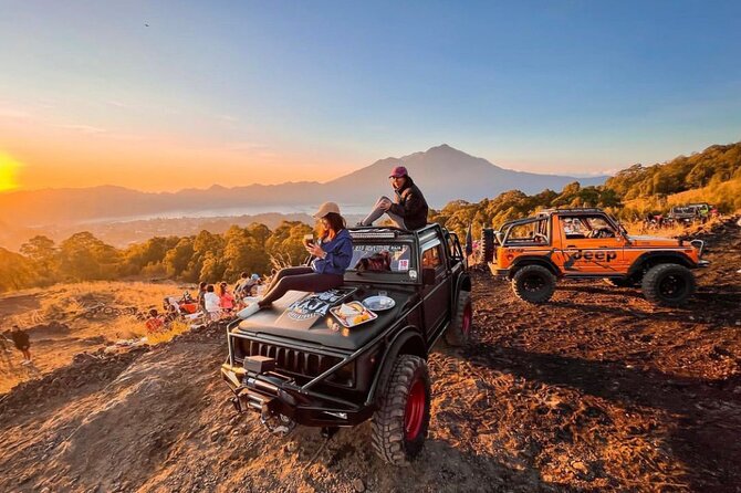 Mount Batur Sunrise Jeep Tour with Natural Hot Spring - Sunrise above Mount Batur without the climb