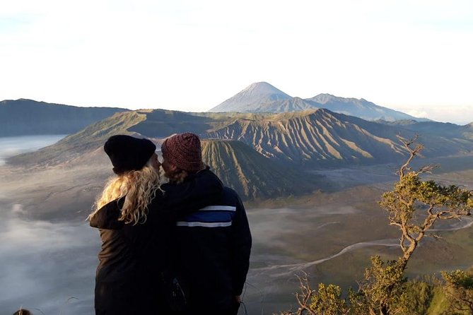 Mount Bromo Sunrise Tour from Surabaya or Malang - 1 Day - The sunrise over Bromo and Semeru