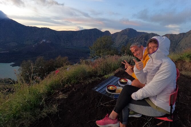 Mount Rinjani 2 Days and 1 Night to Senaru Crater Rim - Sunset at the crater edge