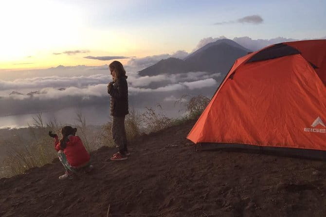 Mt Batur Camping (sunset & sunrise) - All Inclusive - Sunset from the western side of the volcano