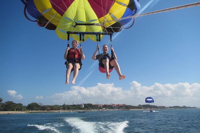 Nusa Dua Marine Jet Ski and Parasailing Adventure with Hotel Pick up - From the water to the parasail