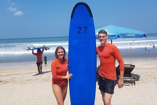 Private Beginner 1 on 1 Surf Lesson at Kuta Beach - Taking your first easy waves