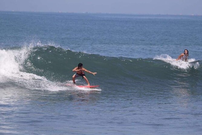Private One on One Surf Lesson in Canggu area - Bali - The foam board makes a real difference