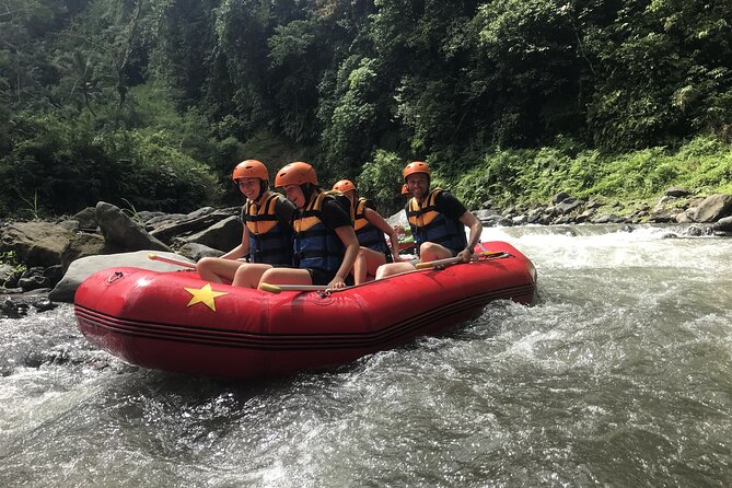 Rafting Adventure 18 km and Balinese Village Life Tour with Lunch - Telaga Waja River: Bali by paddle and waterfall