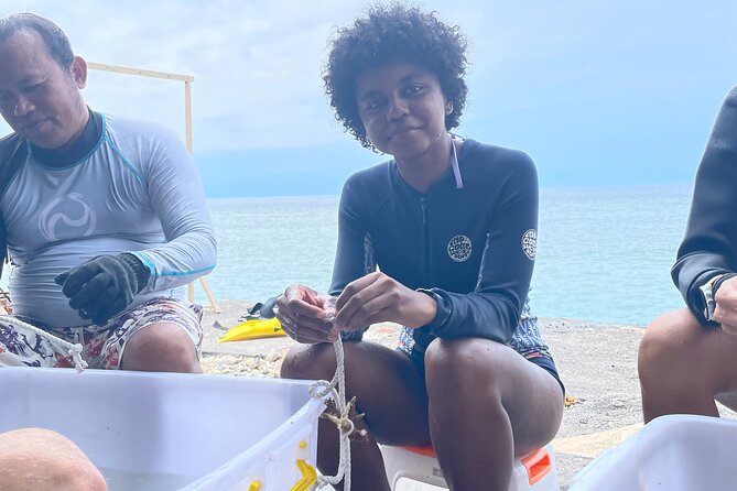 Reef Rehabilitation Course and Snorkeling - The rope lesson turns snorkeling into a skill