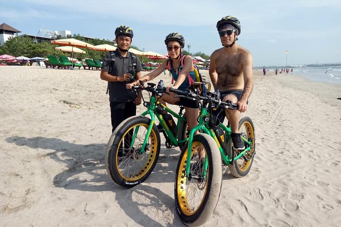 Seminyak Beach eBike Private Tour - Returning through Double Six with time to rest