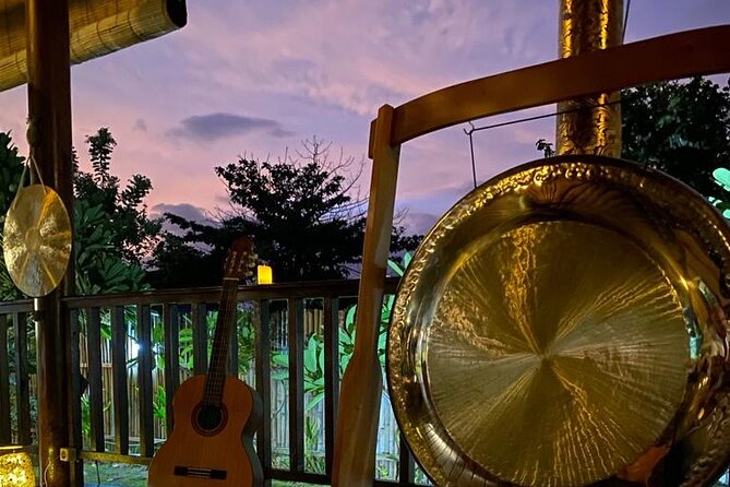 Sound Bath Healing Journey on the Island of Nusa Lembongan - What happens during the one-hour sound journey