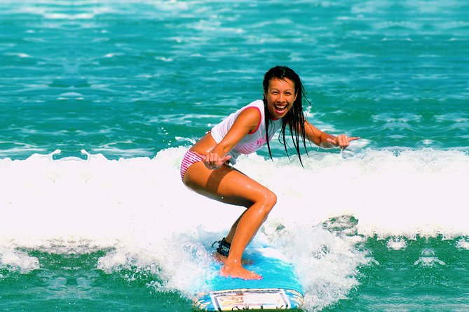 Surfing Group Lesson Level 1 Beach Surfer - What happens during the two-hour lessons