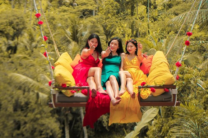 Swing Heaven Bali Package - Arriving at the jungle photo stations
