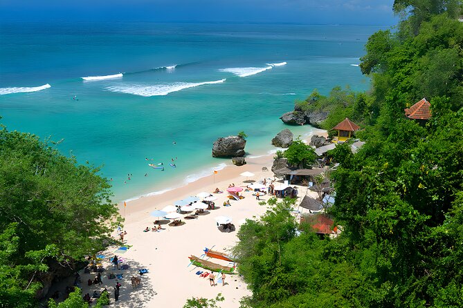 Tanah Lot and Uluwatu Temple Tour - Bali Full Day Sightseeing Tours - Padang Padang Beach supplies a needed pause