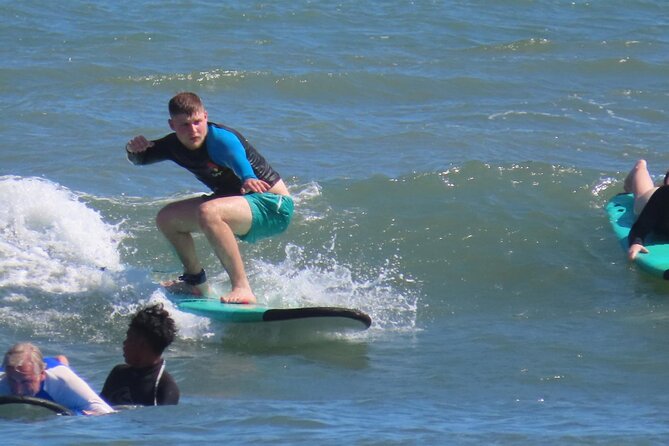 The funniest private 2 hour surf lesson, Canggu - Beach practice before the water