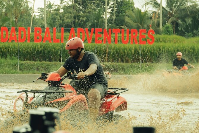 Ubud ATV Ride through River Jungle Rice Fields Puddles - Starting at Dadi Bali Adventures