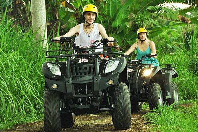 Ubud ATV Ride with Waterfall, Dragon Cave & Lunch – 2 Hours - The guide and help on the track