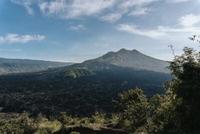 Downhill Cycling with Volcano, Rice Terraces and Meal