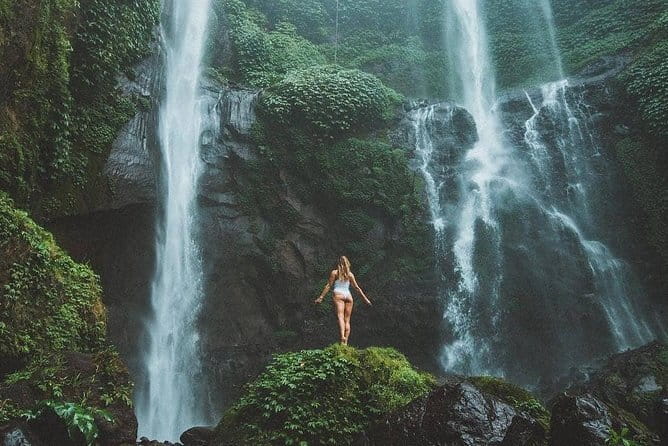 Ubud Hidden Gems Waterfall, Temple and Rice Terraces Private Tour - Tukad Cepung is the tour’s most unusual waterfall