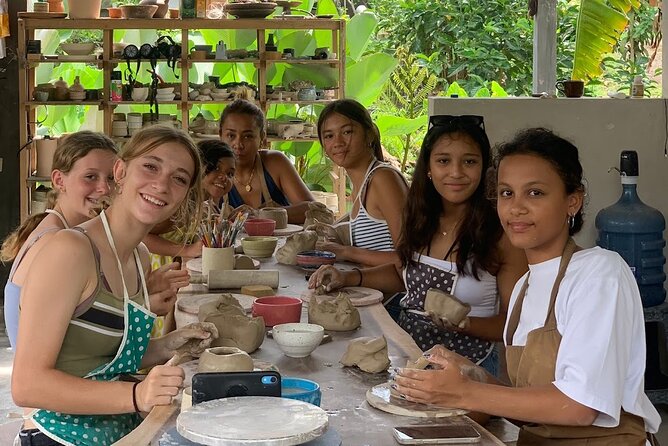 Ubud Pottery Ceramic Class in Bali - The Garden Setting and Local Instruction