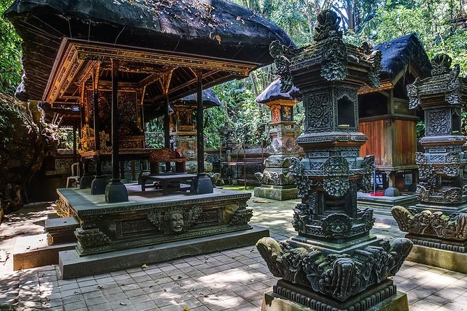 Ubud Sacred Monkey Forest & Art Village Tour - Mas, where wood carving shapes the village visit