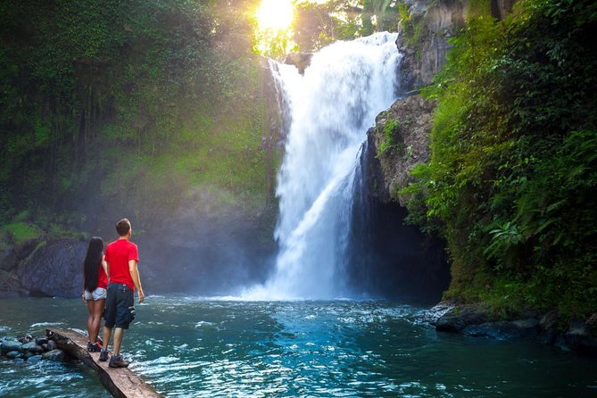 Ubud Tour with Swing, Temple, Monkey Forest, and Waterfall - Tegenungan Waterfall: a short cooling stop