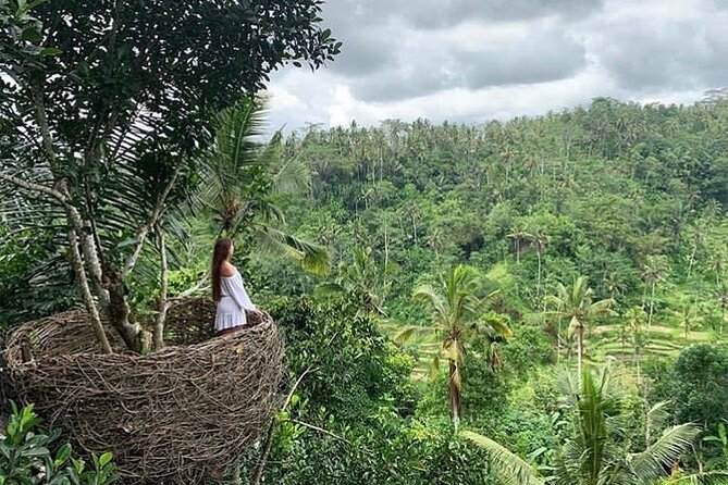 Ubud waterfall, rice terraces, and swing explore - Traditional Balinese coffee adds a local touch