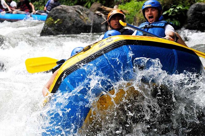 Ubud White Water Rafting with Waterfall and Lunch - The waterfall swim and extra river fun