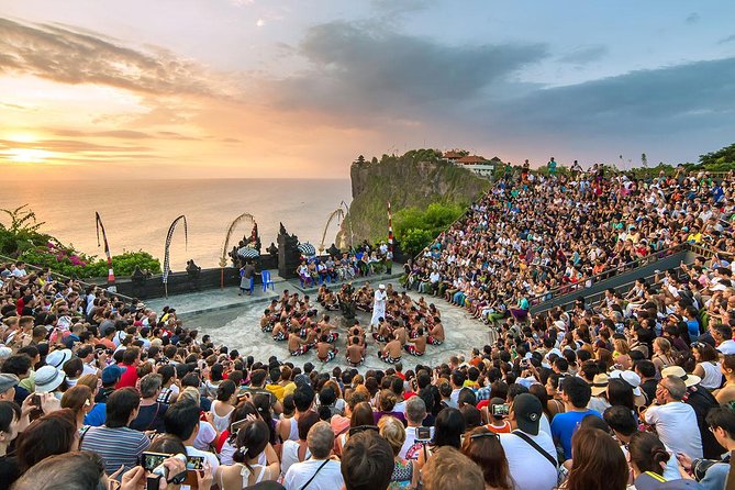 Uluwatu Temple & Kecak Fire Dance Tour - Entering Luhur Uluwatu Temple above the Indian Ocean