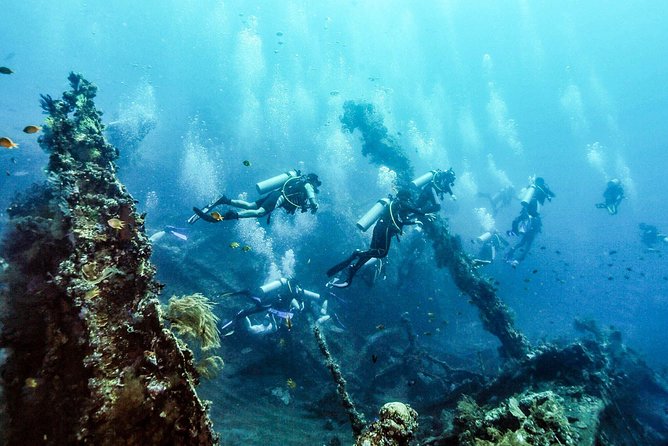 USS Liberty Shipwreck Scuba Diving at Tulamben Bali - Lunch and the surface break